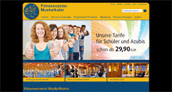 Desktop Screenshot of muskelkater-fitness.de